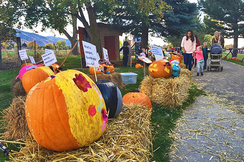 Families flock to the annual North Logan Pumpkin Walk. (Breana Bonner photo)