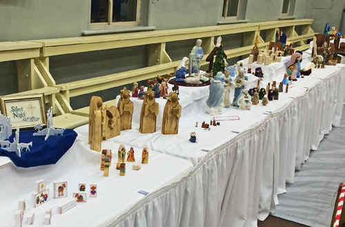 Smithfield families shared 94 different nativity scenes from around the world. (Rebecca Wheatley photo) 